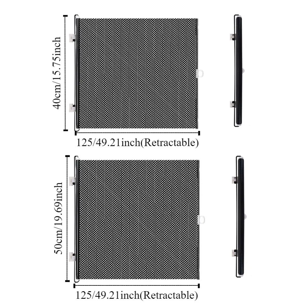 Retractable Small Pet Safety Gate For Front Door