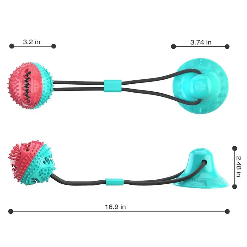 Interactive Suction Cup Dog Toy