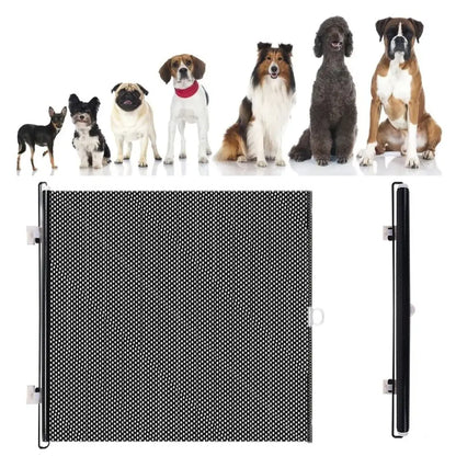 Retractable Small Pet Safety Gate For Front Door