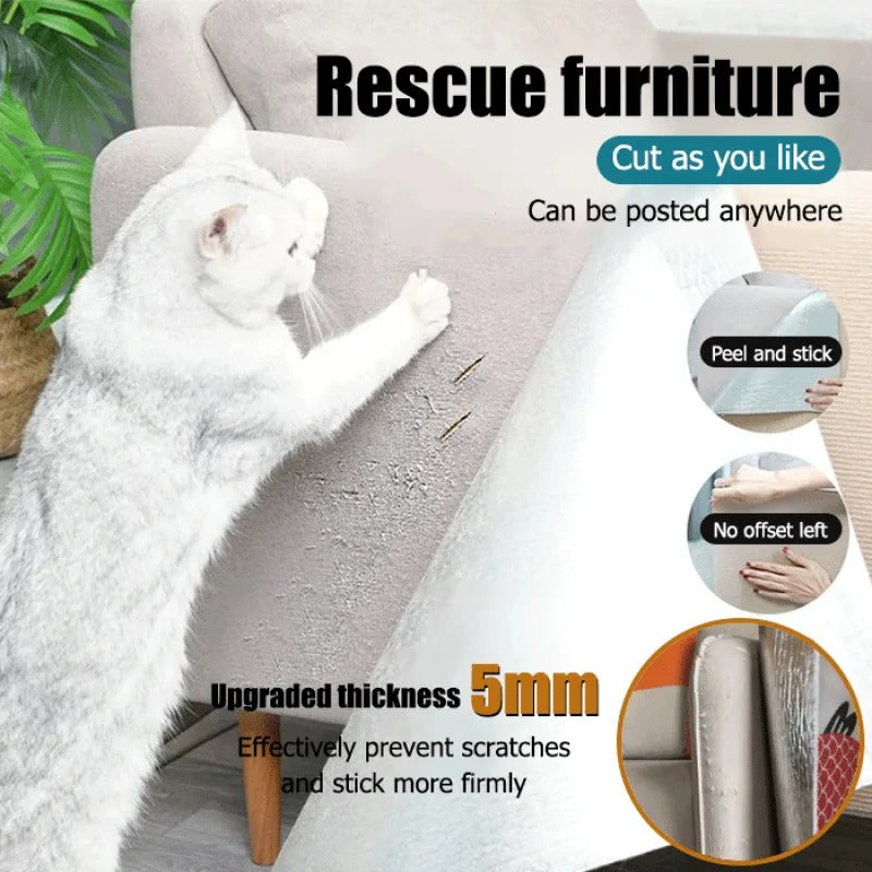 Durable Cat Scratch Wall Sticker